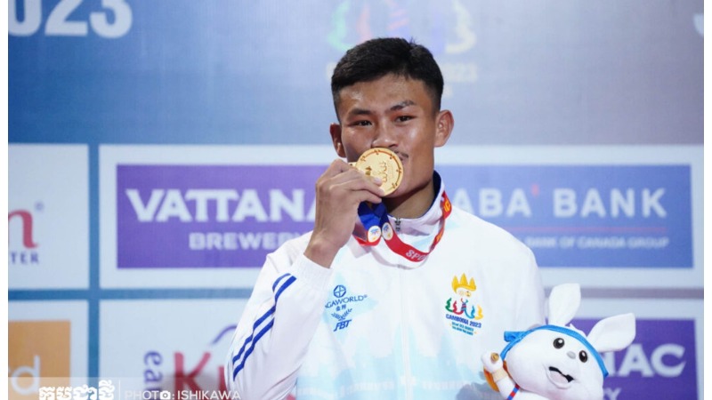 ការប្រើក្បាច់ជង្គង់ដ៏លេចធ្លោរបស់ លន បញ្ញា ក្នុងសង្វៀនគុនខ្មែរ