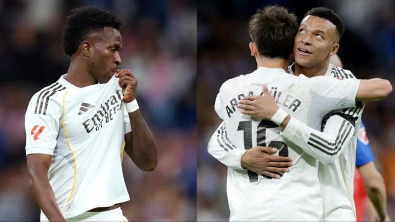 ការវាយតម្លៃកីឡាករ Real Madrid ប៉ះ Alavés៖ Kylian Mbappe និង Vinicius Jr បានធ្វើឲ្យសម្លេងរិះគន់ពីអ្នកគាំទ្របានស្ងប់ស្ងាត់នៅ Bernabéu