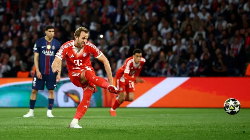 ៩គ្រាប់កើតឡើងក្នុងជំនួប Paris Saint-Germain និង Bayern Munich ខណៈ Harry Kane បង្កើតកំណត់ត្រាថ្មី